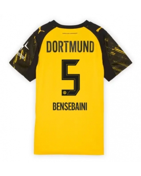 Billige Fotballdrakt Borussia Dortmund Ramy Bensebaini #5 Replika Hjemmedrakt Dame 2025-26 Kortermet Billige Fotballdrakt Borussia Dortmund Ramy Bensebaini #5 Replika Hjemmedrakt Dame 2025-26 Kortermet
